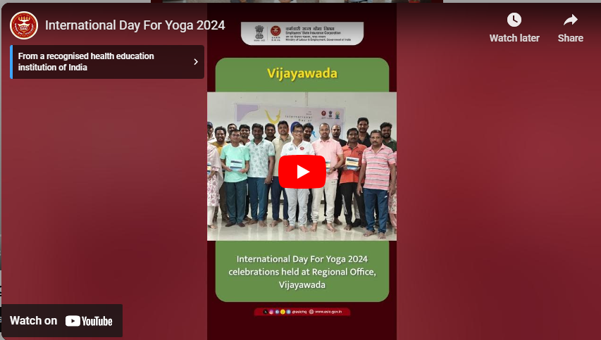 International Day For Yoga 2024